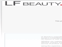 Tablet Screenshot of lfbeauty-uk.com