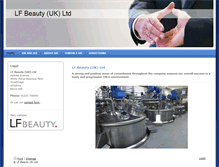 Tablet Screenshot of lfbeauty-uk.net